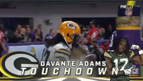 Davante Adams Packer Dance GIF