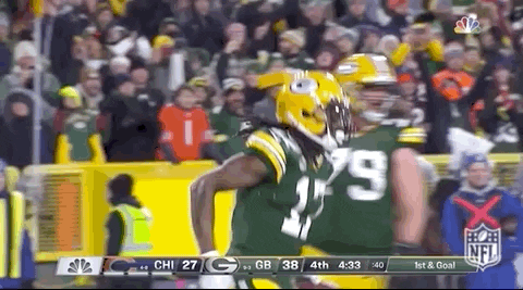 Davante Adams Small Jump GIF