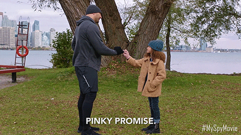 Dave Bautista Pinky Promise GIF