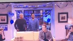 Dave Chappelle And Chris Laughing GIF