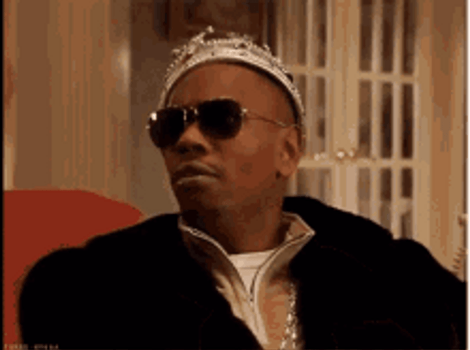 Dave Chappelle Crown Money Bags GIF