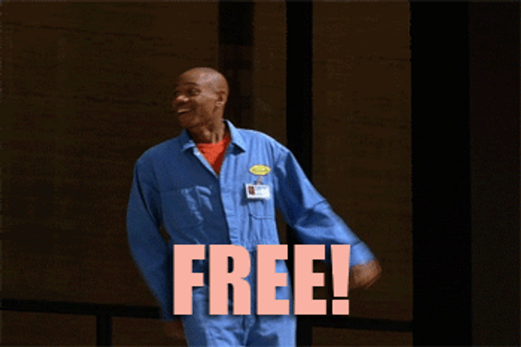 Dave Chappelle I'm Free! GIF