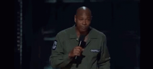 Dave Chappelle Laughing Hilariously GIF