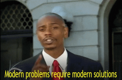 Dave's Chappelle Not Here Man Modern Solutions GIF