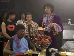 Dave's Chappelle Not Here Man Pancake Serving GIF