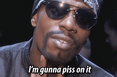 Dave's Chappelle Not Here Man Piss On It GIF
