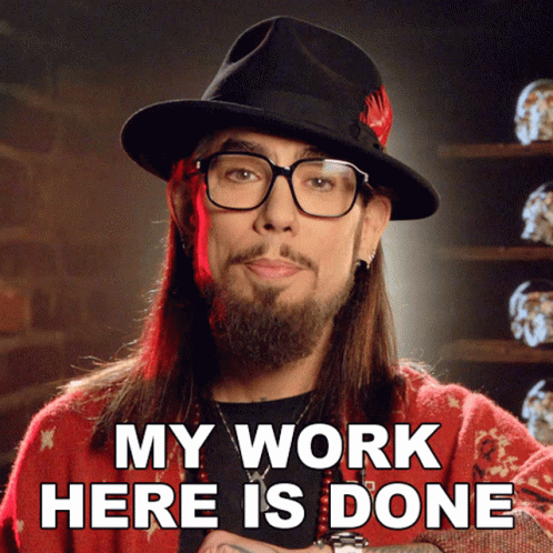 Dave's Not Here Man Dave Navarro Work Here Is Done GIF