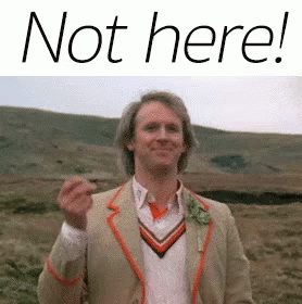 Dave's Not Here Man Peter Davison Not Here GIF