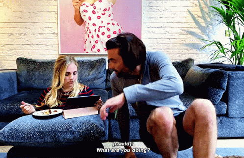 David And Georgia Staged Life GIF