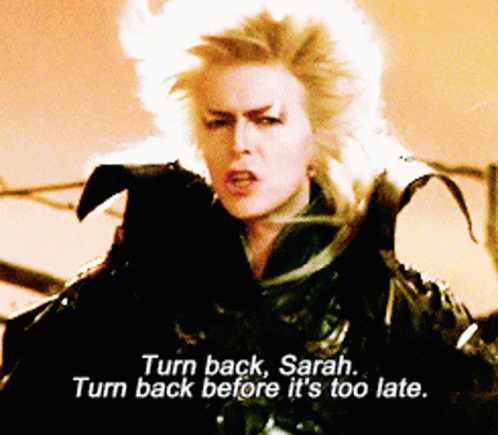 David Bowie Blowing Air Effect GIF