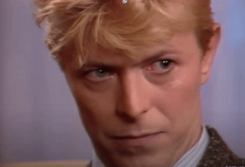 David Bowie Intense Eye Contact GIF