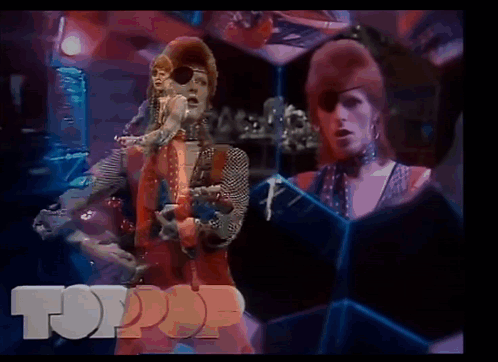David Bowie Pirate Outfit One Eye Covered GIF