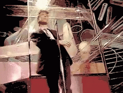 David Bowie Rock And Roll GIF