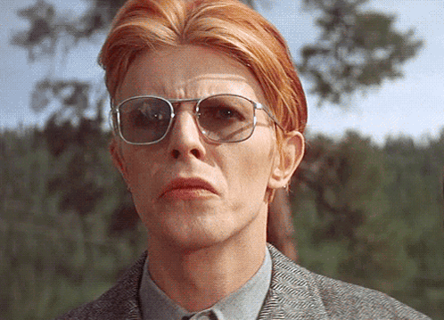 David Bowie Sunglasses On GIF