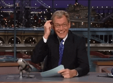 David Letterman Late Show Gif GIF