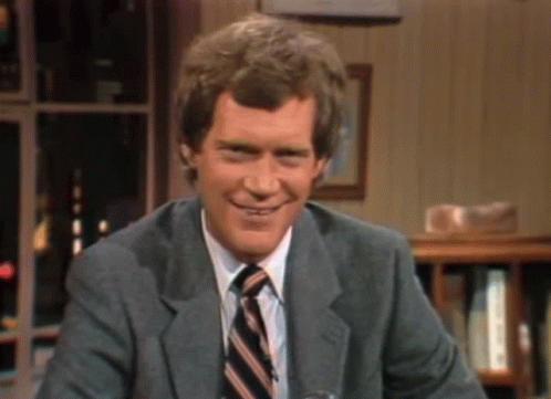 David Letterman Wink Wink GIF
