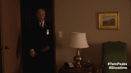 David Lynch Coffee Time GIF