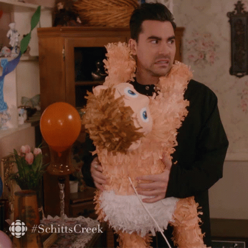 David Rose Baby Shower GIF