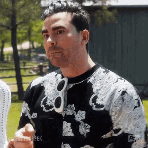 David Rose I'm Sorry Sarcastic GIF