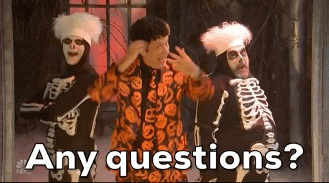 David S Pumpkins Any Questions GIF