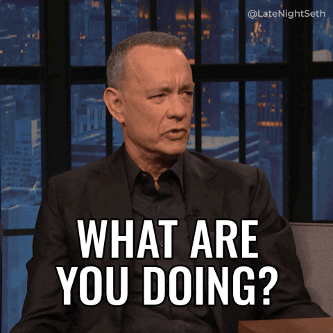 David S Pumpkins Asks What Are You Doing GIF