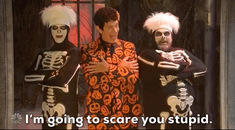 David S Pumpkins I'm Going To Scare You GIF