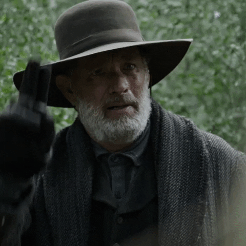 David S Pumpkins Pulls Gun Friend GIF