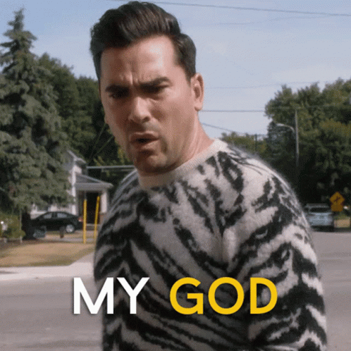 Disappointed David Rose Schitts Creek My God GIF