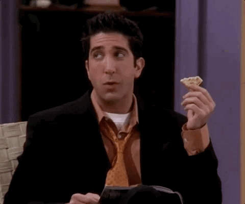David Schwimmer Chewing Gum GIF