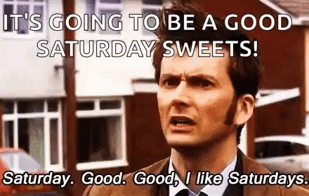 David Tennant I Like Working Saturday GIF