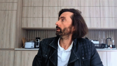 David Tennant In Staged Situation GIF