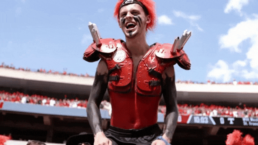Dawgs Georgia Bulldogs Fan Yelling GIF
