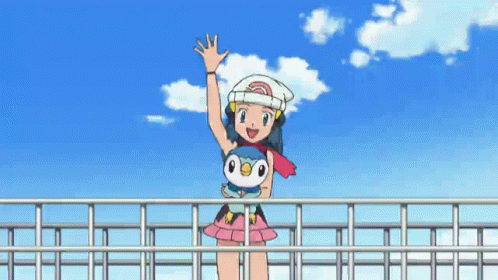 Dawn Waving Goodbye GIF