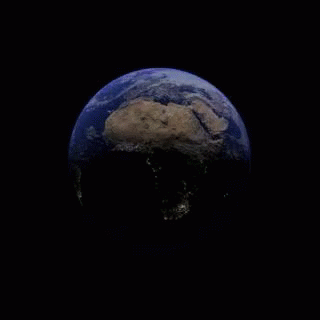 Day And Night Earth Rotation GIF