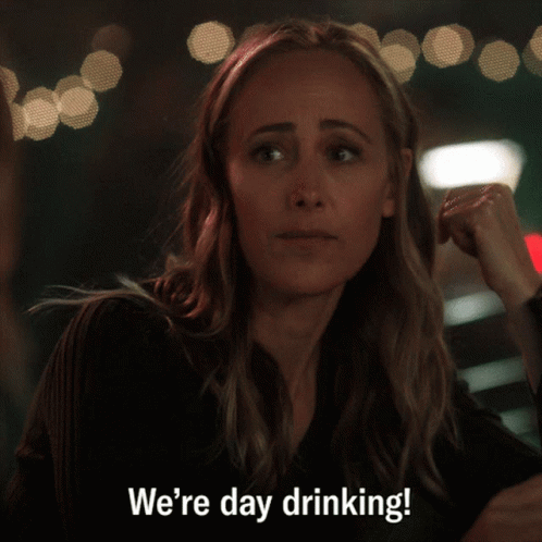 Day Drinking Kim Raver Greys Anatomy GIF