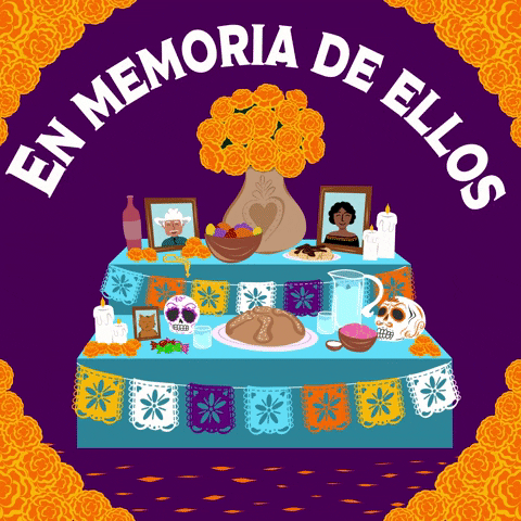Day Of The Dead Decorated Altar GIF