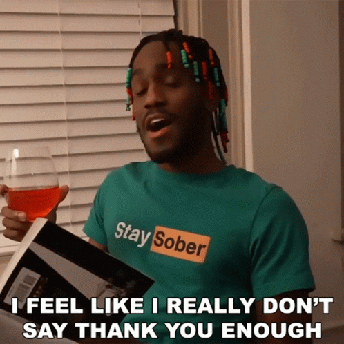 Daydrian Harding Thank You For All You Do GIF