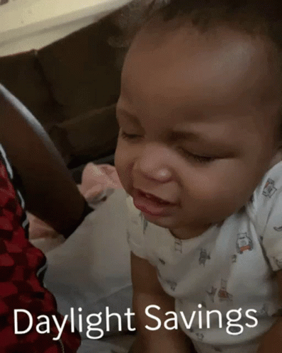 Daylight Savings Baby Crying GIF