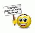 Daylight Savings Turn Clocks Emoji GIF