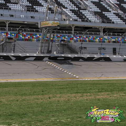 Daytona Jeep Crossing Finish Line GIF