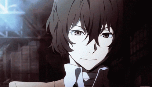 Dazai Anime Excitedly Speaking GIF