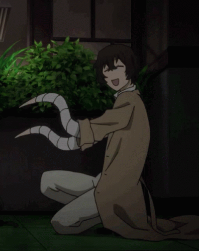 Dazai Anime Wave Hands GIF
