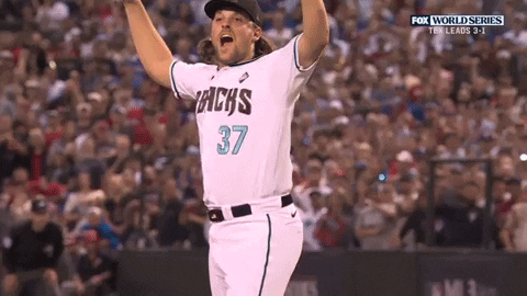 Dbacks Player Scored For The Team GIF