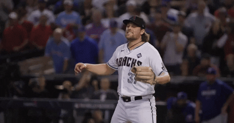 Dbacks Player Shouting And Cheering GIF