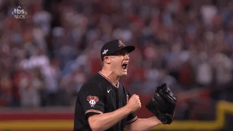 Dbacks Player Shouting With All Of His Strength GIF