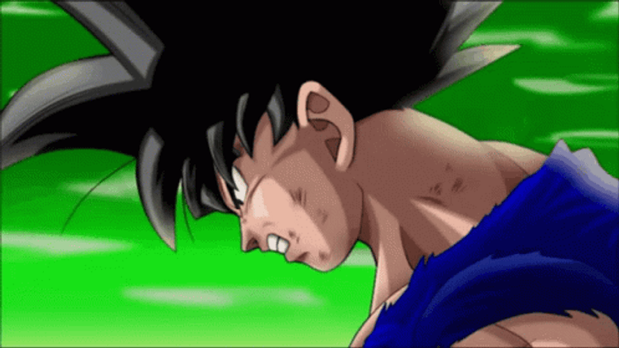 Dbz Goku Saiyan Mode GIF