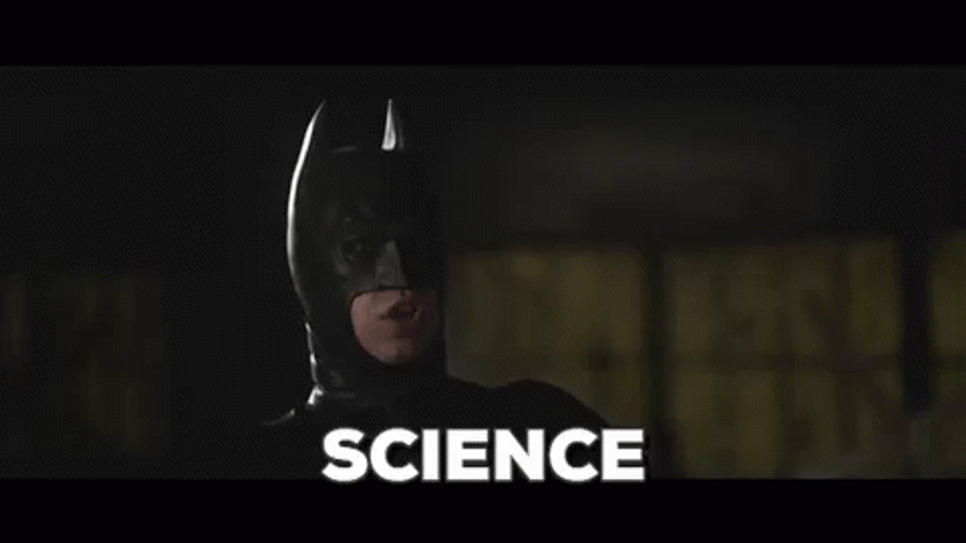 Dc Comics Superhero Batman Bruce Wayne Science GIF