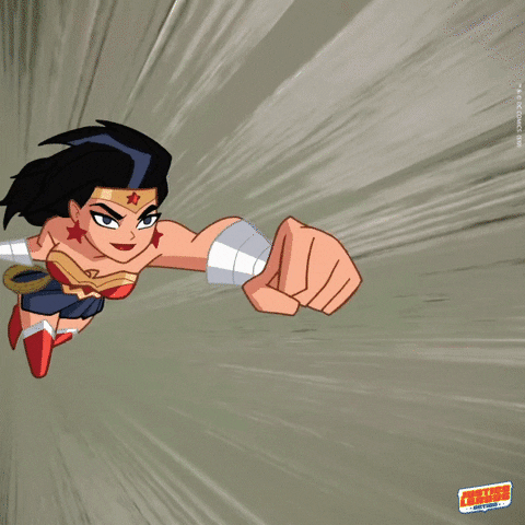 Dc Comics Wonder Woman Dodging Attacks GIF