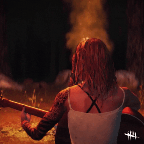 Dead By Daylight Playing Guitar GIF