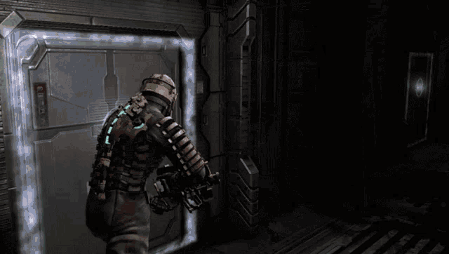 Dead Space Isaac Attacking GIF
